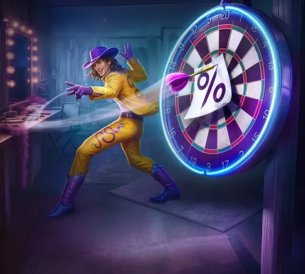 Westace live casino : cow-boy et cible de pourcentage du cashback